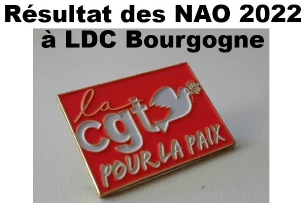 Résultat des NAO à LDC Bourgogne :