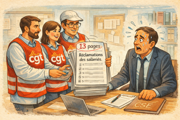 Réclamations CSE de février 2025